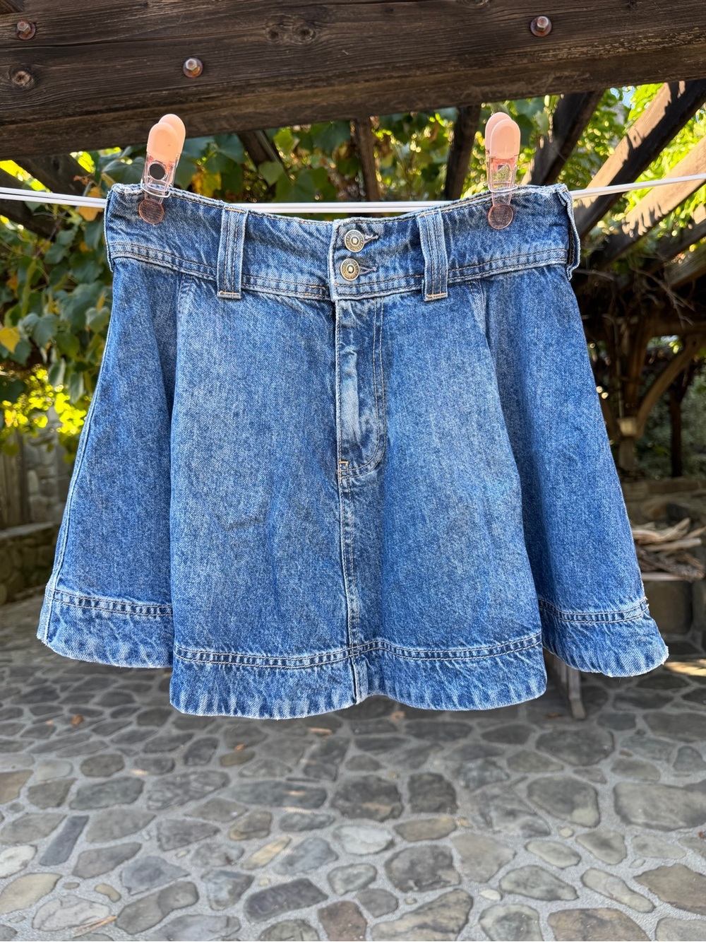 Free People We The Free Wonderland Flirty Mini Skirt Canyon Land Size 25, Small